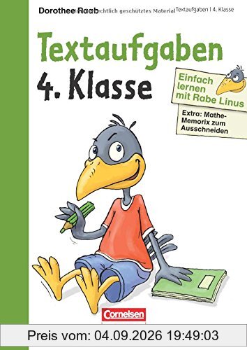 Einfach lernen mit Rabe Linus - Textaufgaben 4. Klasse