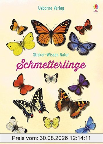 Sticker-Wissen Natur: Schmetterlinge