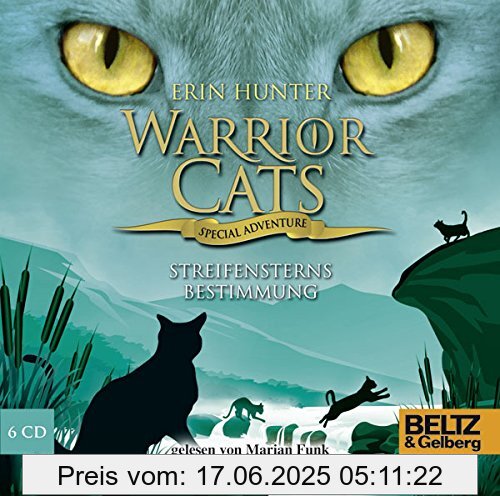 Binding : Audio CD, Edition : 1, Label : Beltz & Gelberg, Publisher : Beltz & Gelberg, Format : Audiobook, medium : Audio CD, publicationDate : 2014-09-29, authors : Erin Hunter, translators : Klaus Weimann, narrators : Marian Funk, languages : german, ISBN : 340781173X