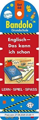 Bandolo Set 66. Englisch – Das kann ich schon: Lernspiel mit Lösungskontrolle für Vorschule und Grundschule