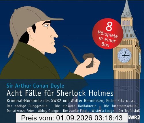 Acht Fälle für Sherlock Holmes - Kriminalhörspiele