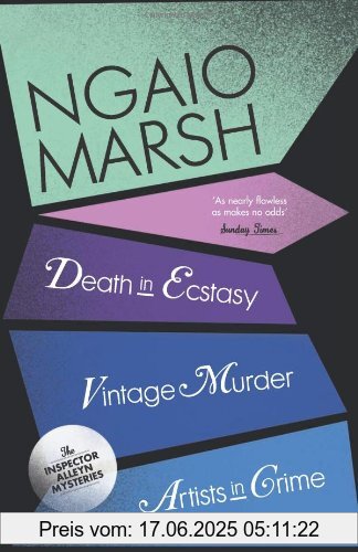 Binding : Taschenbuch, Label : Harper Collins Paperbacks, Publisher : Harper Collins Paperbacks, NumberOfItems : 1, medium : Taschenbuch, numberOfPages : 752, publicationDate : 2009-08-24, authors : Ngaio Marsh, languages : english, ISBN : 0007328702