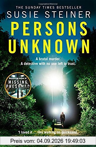 Persons Unknown (A Manon Bradshaw Thriller)