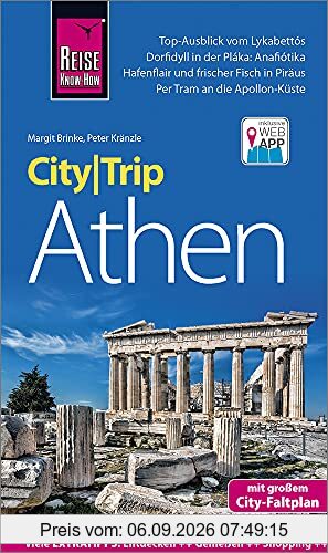 Reise Know-How CityTrip Athen: Reiseführer mit Stadtplan und kostenloser Web-App