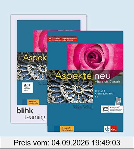 Aspekte neu B2 - Media-Bundle: Mittelstufe Deutsch. Lehr- und Arbeitsbuch mit Audios inklusive Lizenzcode für das Lehr- und Arbeitsbuch mit ... Teil 1 (Aspekte neu / Mittelstufe Deutsch)