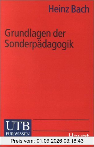 Grundlagen der Sonderpädagogik