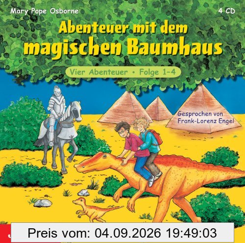 Abenteue mit dem magischen Baumhaus. Folge 1-4: Mit Musik von Ulrich Maske