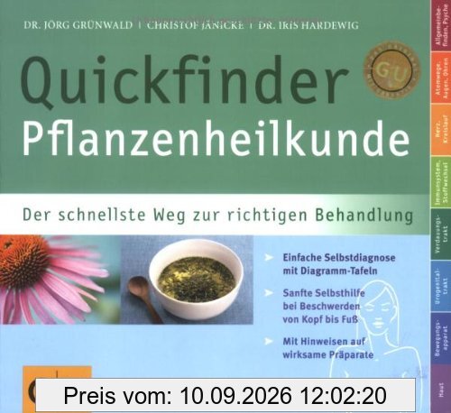 Pflanzenheilkunde Quickfinder: Der schnellste Weg zur richtigen Behandlung (GU Quickfinder)