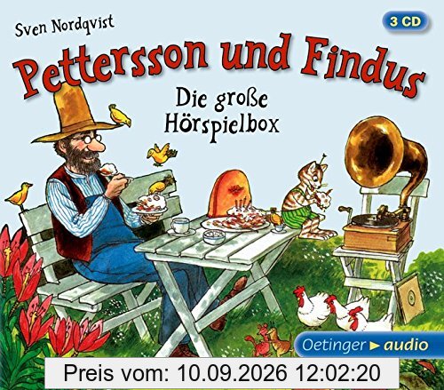 Pettersson und Findus - Die große Hörspielbox (3 CD): Hörspiele, 80 Min.