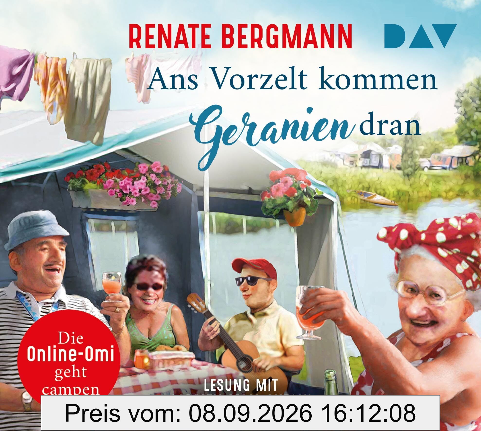 Ans Vorzelt kommen Geranien dran. Die Online-Omi geht campen