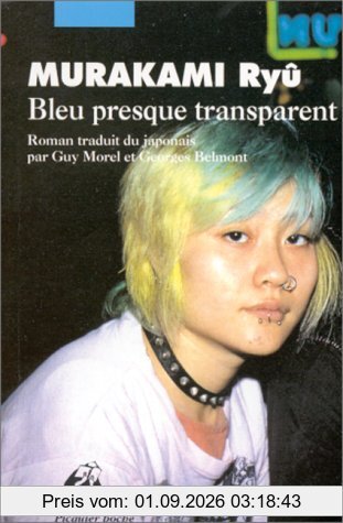 Bleu presque transparent