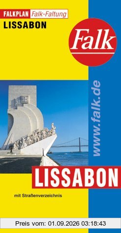 Falk Pläne, Lissabon, Falkfaltung (Falkplan Falk-Faltung)