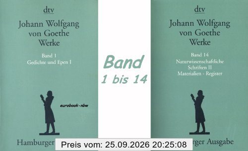 Werke: Hamburger Ausgabe in 14 Bänden: 14 Bde.