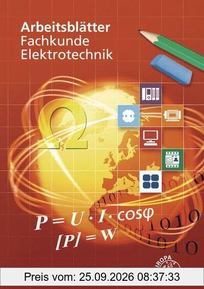 Arbeitsblätter Fachkunde Elektrotechnik
