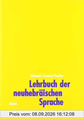 Lehrbuch der neuhebräischen Sprache (Iwrit), Lehrbuch