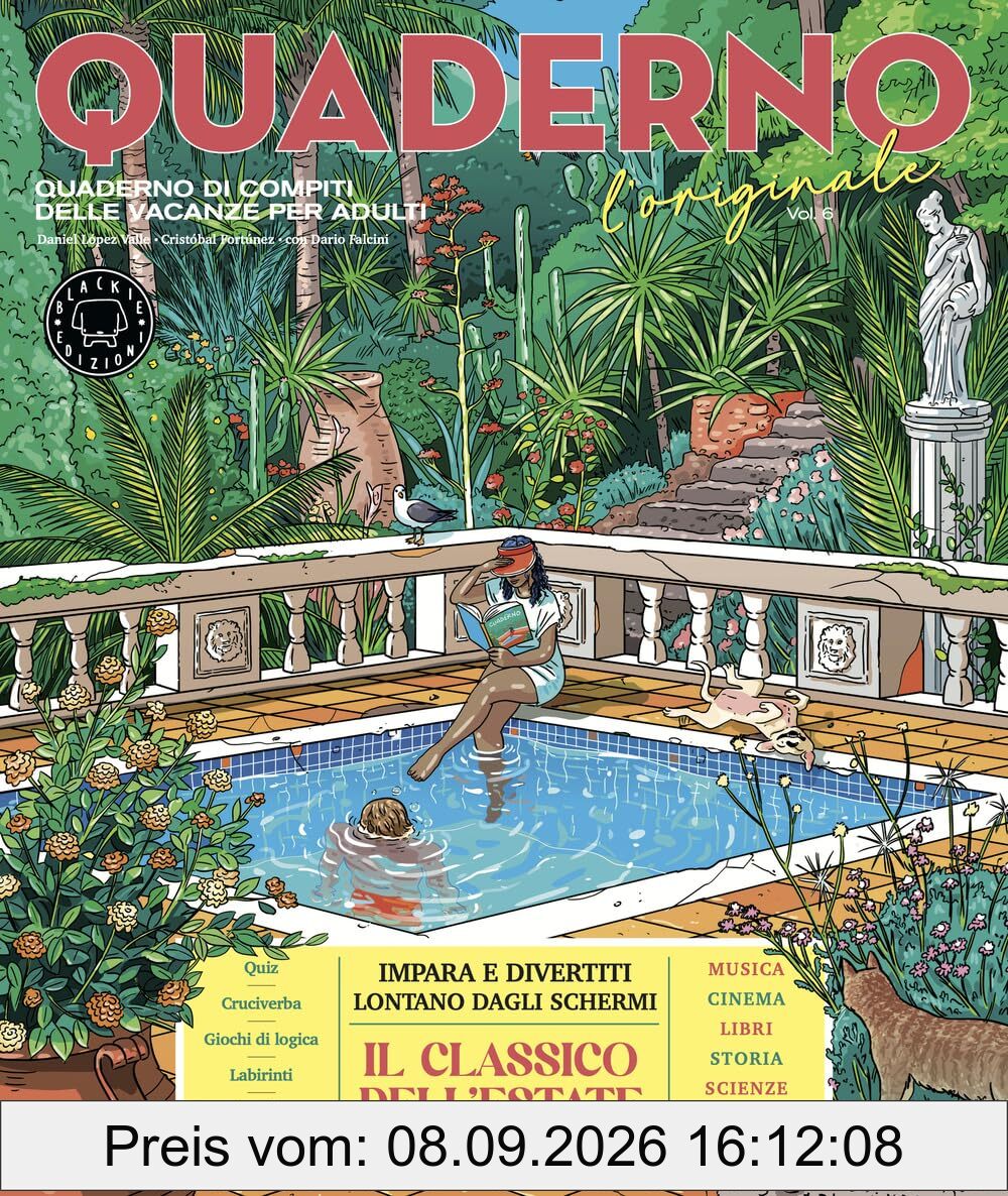 Quaderno di compiti delle vacanze per adulti. L'originale (Vol. 6)