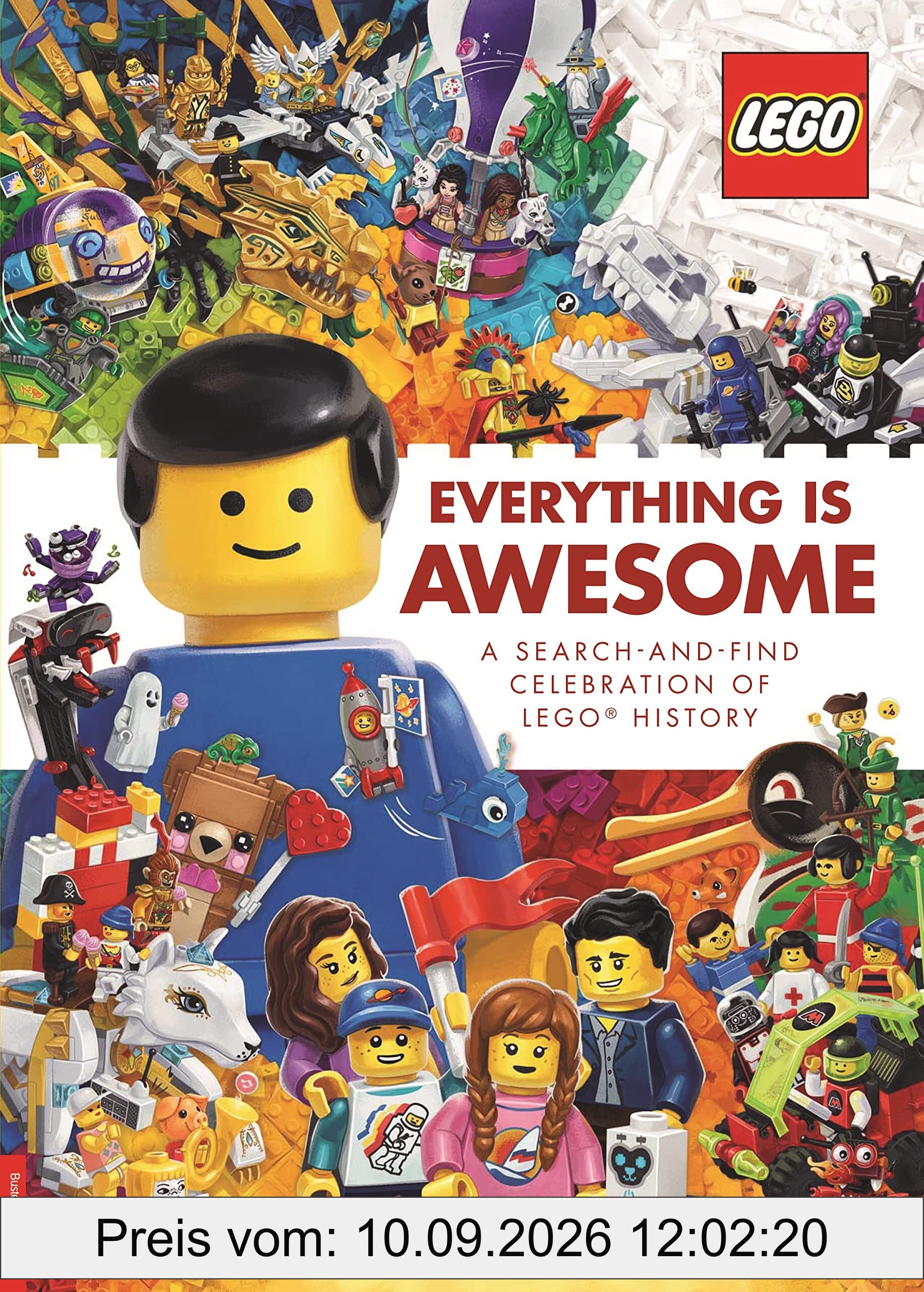 LEGO® Books: Everything is Awesome: A Search and Find Celebration of LEGO® History (LEGO® Search and Find)
