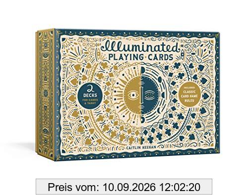 Illuminated Playing Cards: Two Decks for Games and Tarot (The Illuminated Art Series)