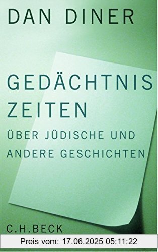Binding : Taschenbuch, Edition : 1, Label : C.H.Beck, Publisher : C.H.Beck, medium : Taschenbuch, numberOfPages : 295, publicationDate : 2003-03-20, releaseDate : 2003-03-20, authors : Dan Diner, ISBN : 3406505600