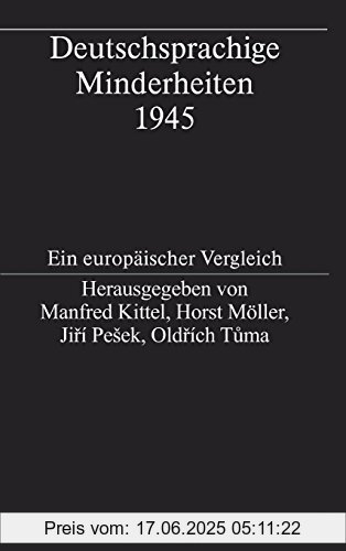 Binding : Gebundene Ausgabe, Edition : 1, Label : De Gruyter Oldenbourg, Publisher : De Gruyter Oldenbourg, medium : Gebundene Ausgabe, numberOfPages : 639, publicationDate : 2006-10-11, releaseDate : 2006-10-11, publishers : Manfred Kittel, Horst Möller, Jiri Pesek, Oldrich Tuma, ISBN : 3486580027