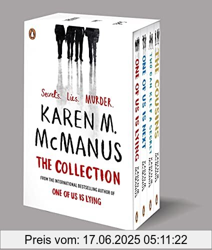 Binding : Taschenbuch, Edition : 01, Label : Penguin, Publisher : Penguin, medium : Taschenbuch, numberOfPages : 1424, publicationDate : 2021-09-02, authors : McManus, Karen M., ISBN : 0241553725