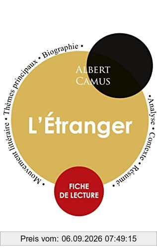 Fiche de lecture L'Etranger (Etude intégrale)