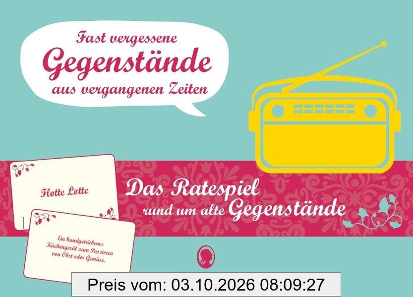 Fast vergessene Gegenstände aus vergangenen Zeiten, 100 Teile: Das große Ratespiel rund um alte Gegenstände