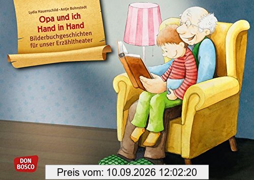 Opa und ich Hand in Hand: Bilderbuchgeschichten für unser Erzähltheater. Entdecken. Erzählen. Begreifen. Kamishibai Bildkartenset.