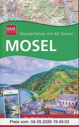 Mosel - Wanderführer mit 68 Touren - Mit Wander-App