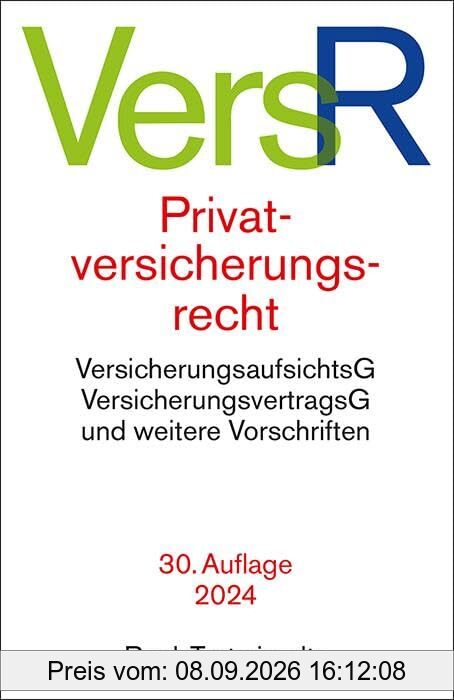 Privatversicherungsrecht: Rechtsstand: 1. November 2023 (Beck-Texte im dtv)