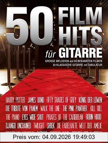 50 Filmhits für Gitarre