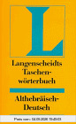 Langenscheidts Taschenwörterbuch, Althebräisch-Deutsch zum Alten Testament