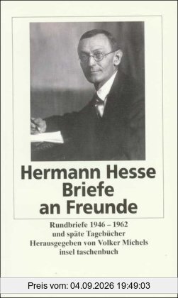 Briefe an Freunde: Rundbriefe 1946-1962 und späte Tagebücher (insel taschenbuch)
