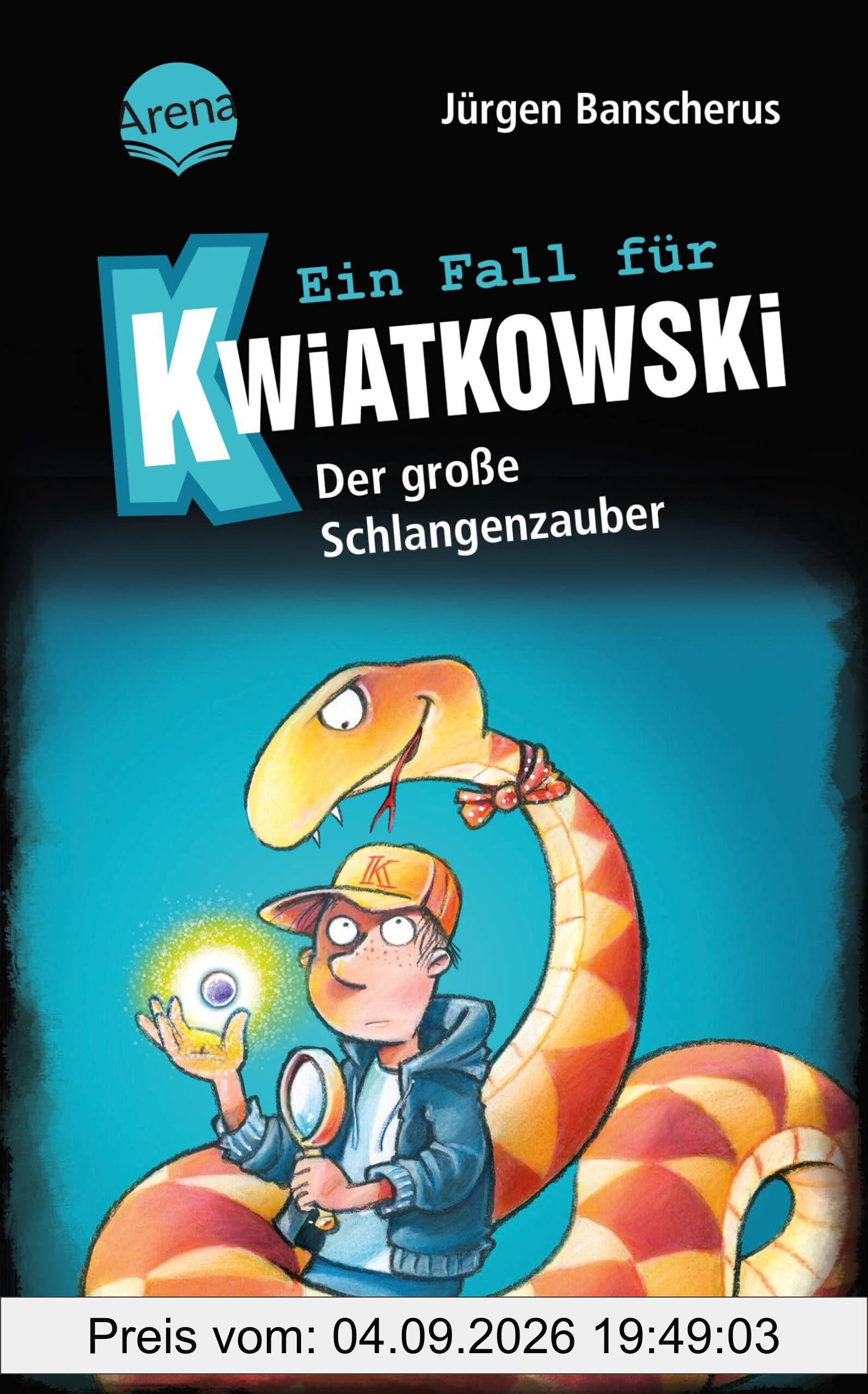 Ein Fall für Kwiatkowski (14). Der große Schlangenzauber: Spannende Krimireihe für Kinder ab 7 Jahren mit witzigen Bildern