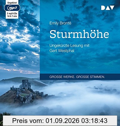 Sturmhöhe: Ungekürzte Lesung mit Gert Westphal (2 mp3-CDs)