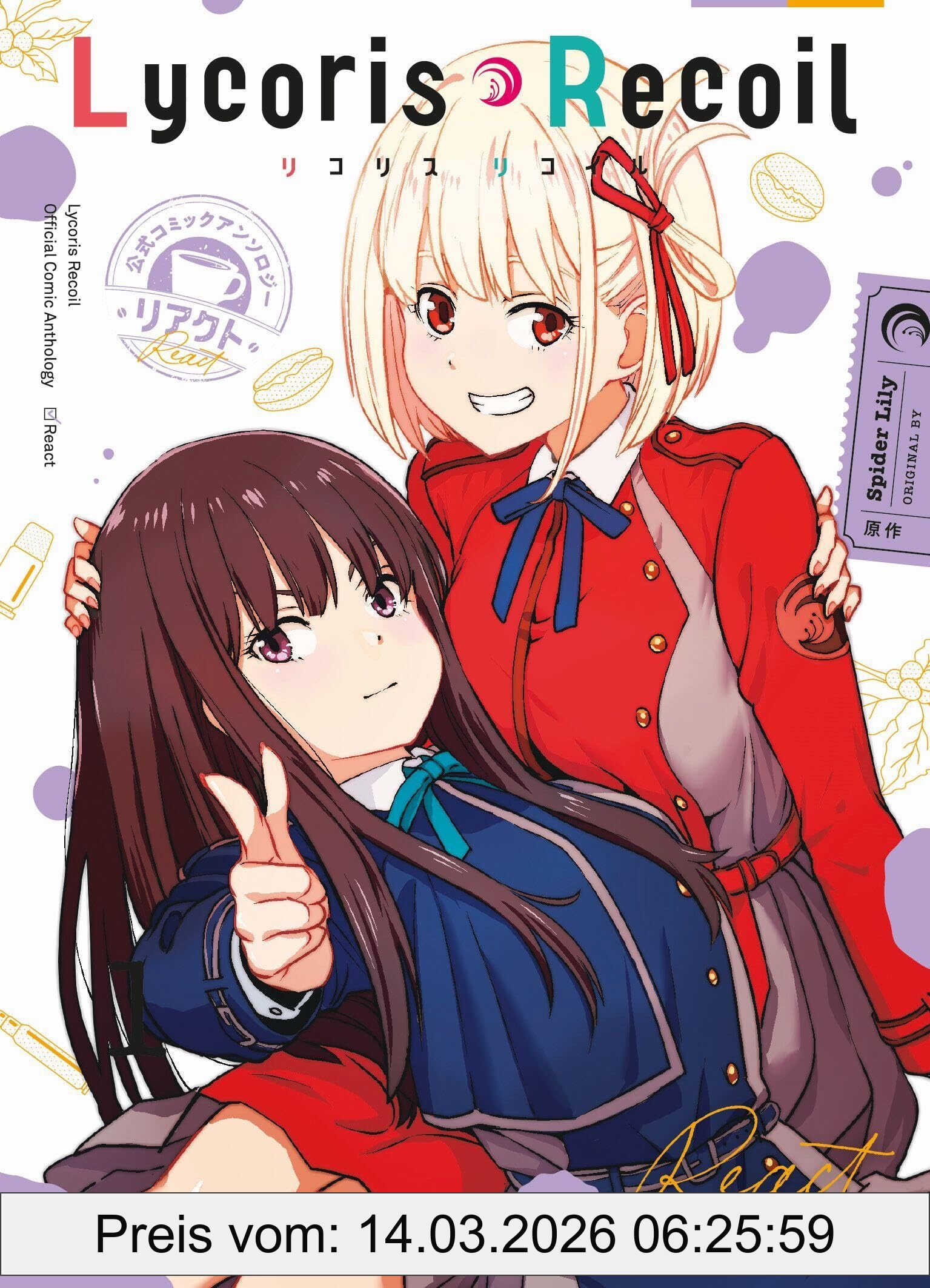 Spider Lily Lycoris Recoil, React, Das Manga-Spin-Off Des Beliebten Anime!