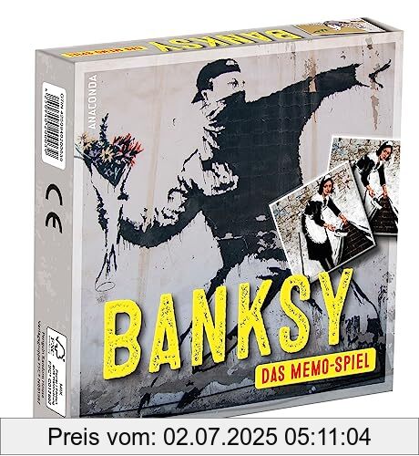 Die Buchhandlung in Oelde hat das Buch Banksy – Das Memo-Spiel: Memo-Spiel mit 40 Spielkarten im Spielkarton