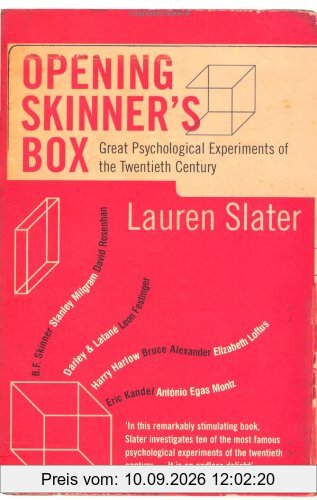 Opening Skinner's Box: Great Psychological Experiments of the Twentieth Century