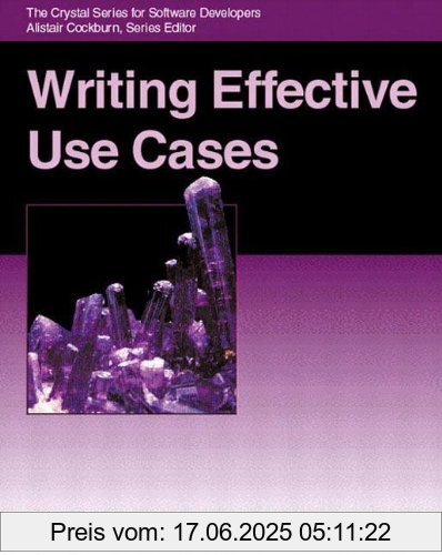 Binding : Taschenbuch, Label : Addison-Wesley Longman, Amsterdam, Publisher : Addison-Wesley Longman, Amsterdam, NumberOfItems : 1, medium : Taschenbuch, numberOfPages : 304, publicationDate : 2000-10-05, authors : Alistair Cockburn, languages : english, ISBN : 0201702258