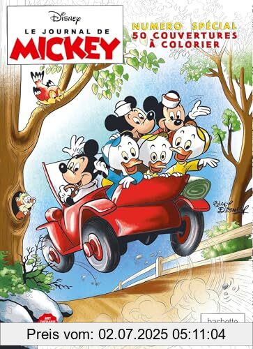 Die Buchhandlung in Oelde hat das Buch Le Journal de Mickey: Numéro spécial 50 couvertures à colorier