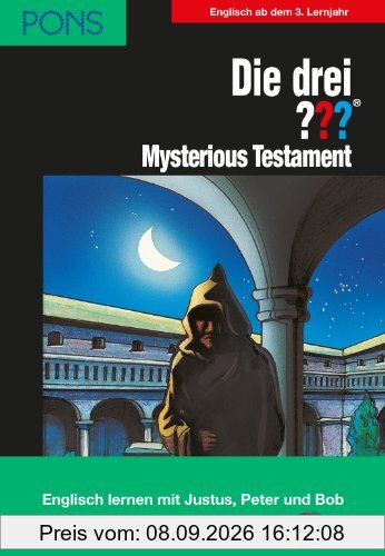 PONS Die drei ??? Fragezeichen, Mysterious Testament: Englisch lernen mit Justus, Peter und Bob