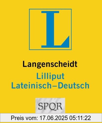 Binding : Taschenbuch, Edition : Vollst. Neubearb., Label : Langenscheidt, Publisher : Langenscheidt, medium : Taschenbuch, numberOfPages : 480, publicationDate : 2009-04-06, releaseDate : 2009-04-06, publishers : Langenscheidt, Redaktion von, languages : german, latin, ISBN : 3468200668