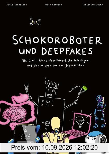 Schokoroboter und Deepfakes: Ein Comic-Essay über Künstliche Intelligenz aus der Perspektive von Jugendlichen