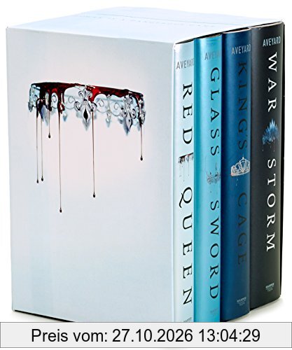 Red Queen 4-Book Hardcover Box Set: Books 1-4