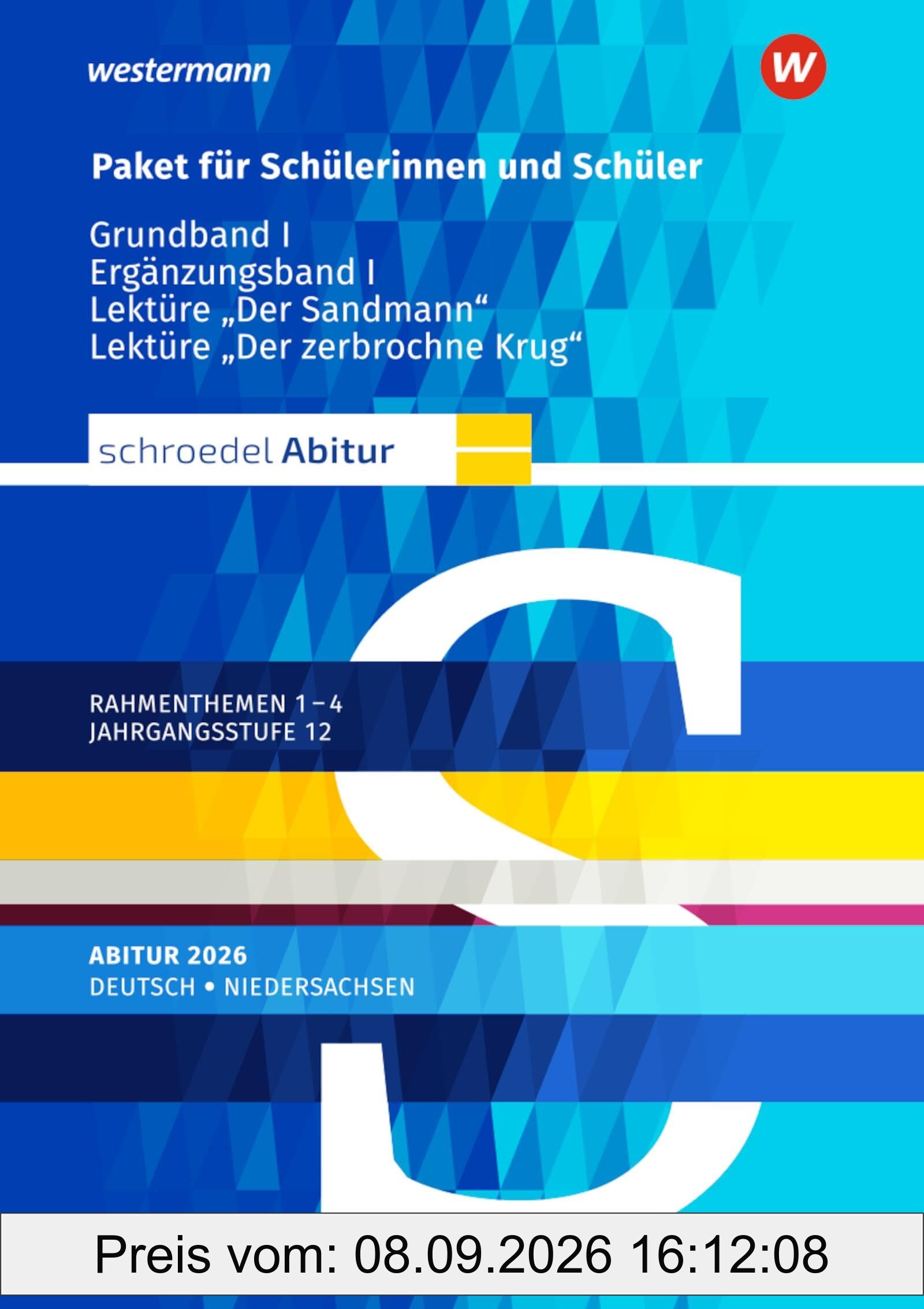 Schroedel Abitur - Ausgabe für Niedersachsen 2026: Schülerpaket I zum Abitur 2026 Jahrgangsstufe 12: Schülerpaket 1