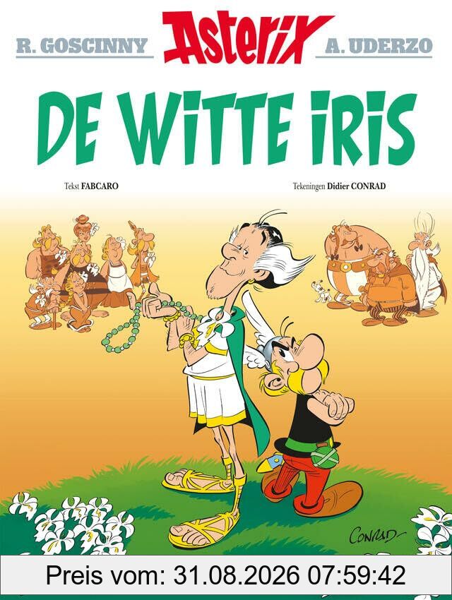 Fabcaro Asterix 40, De Witte Iris (Buchcover Kann Variieren)