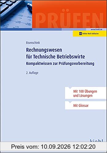 Rechnungswesen für Technische Betriebswirte: Kompaktwissen zur Prüfungsvorbereitung