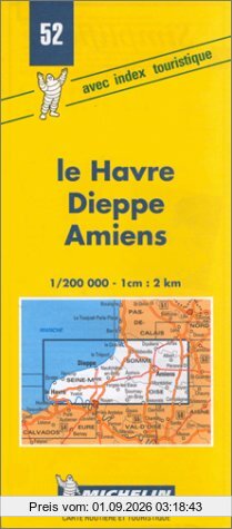 Le Havre, Dieppe, Amiens (Michelin Maps)