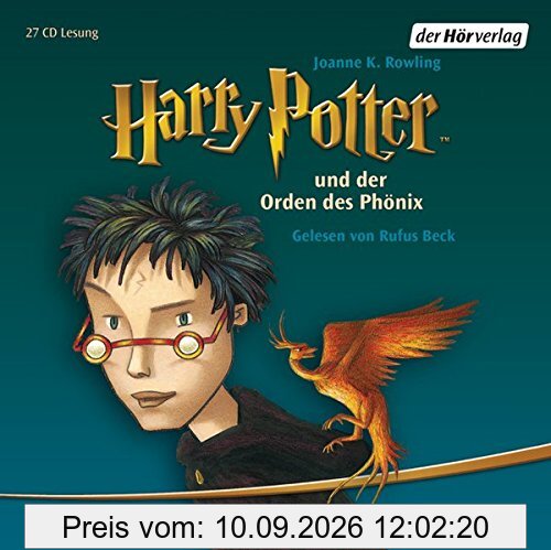 Harry Potter und der Orden des Phönix (Harry Potter, gelesen von Rufus Beck, Band 5)
