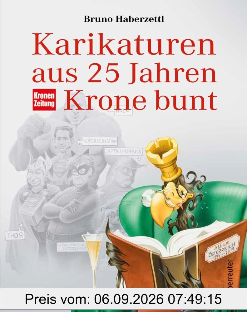 Karikaturen aus 25 Jahren Krone bunt